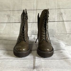 Sam Edelman Olive Laced Combat Boots